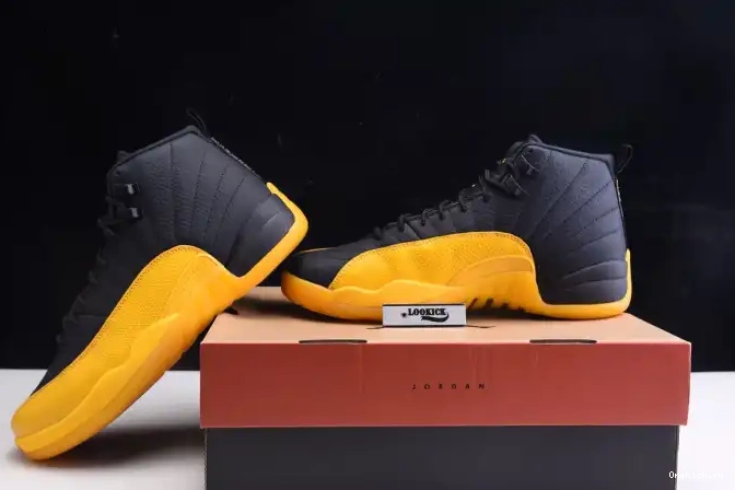 One Kick Gold 130690-070 Retro Black University Air 12 Jordan 0609
